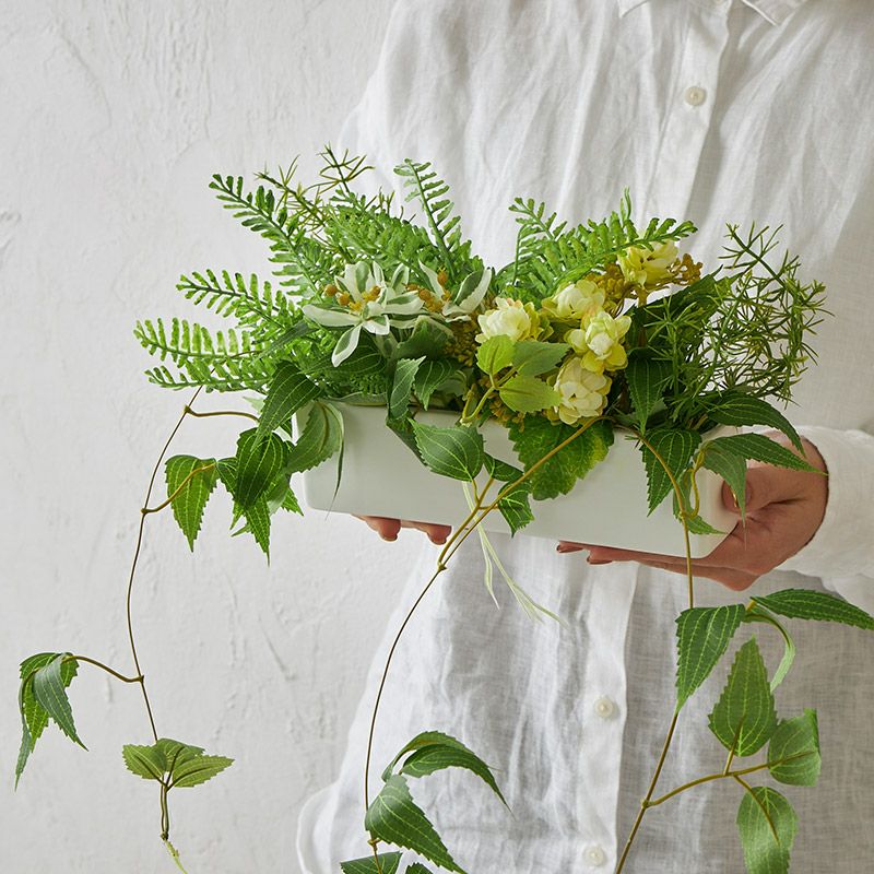 卓上グリーン テッセンソウ グリーン | オーダーカーペット・ラグの