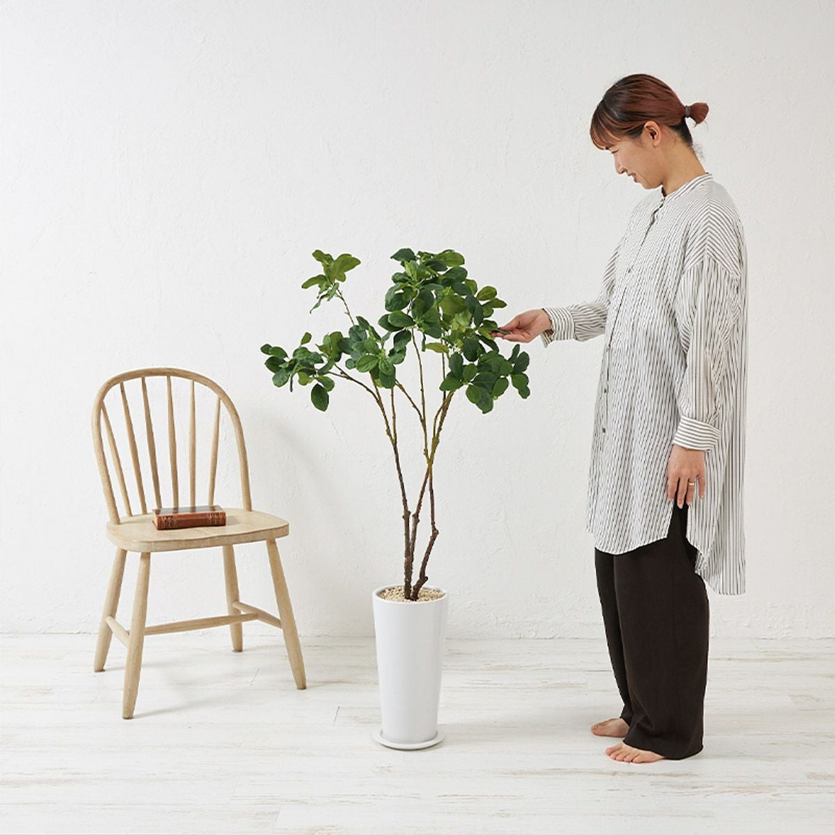 マグノリア スリムプランター H120cm グリーン | オーダーカーペット