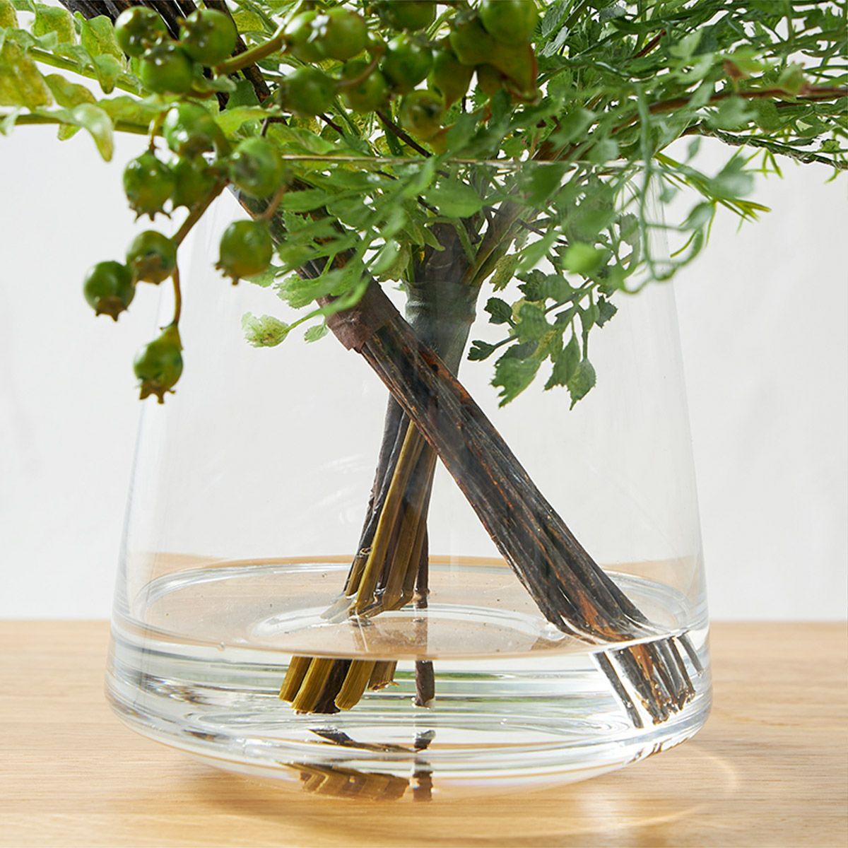 アジアンタムｘベリー ガラスベース H30 08