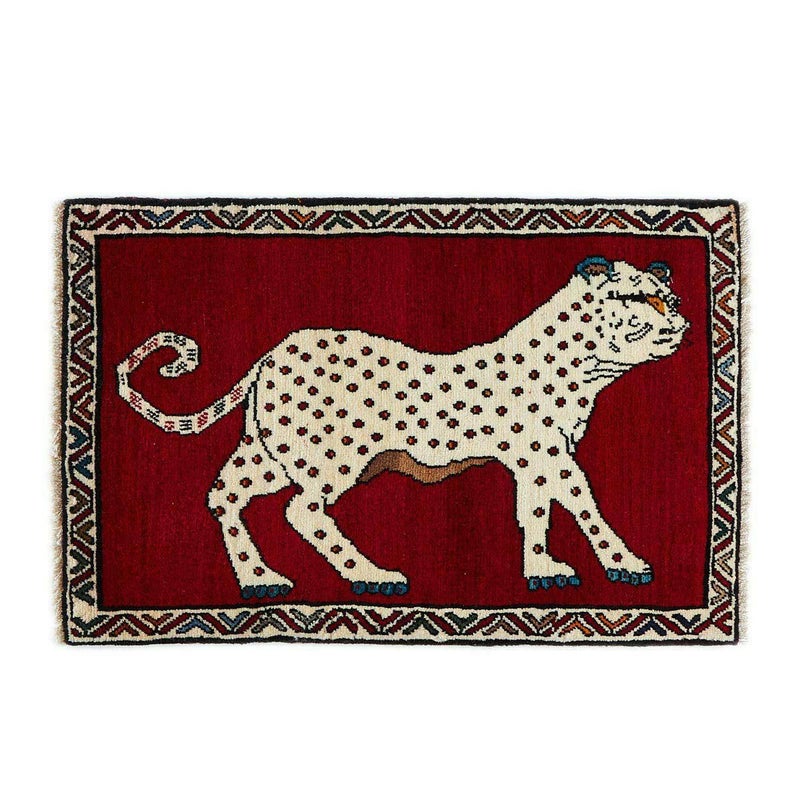 ペルシャギャッベ リーズ ラグ B-23256 レッド