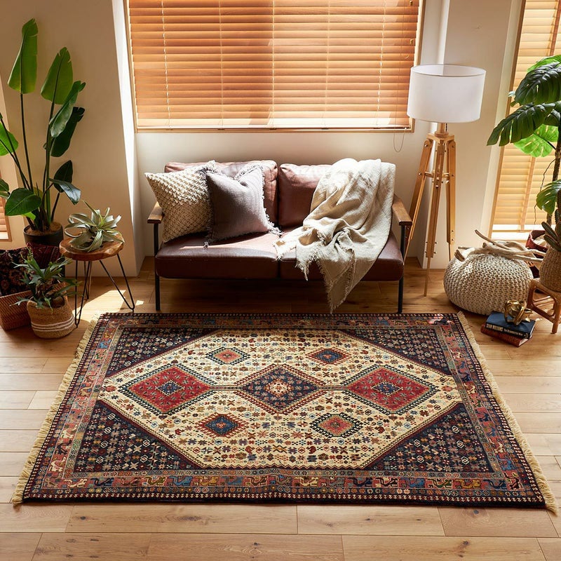 トライバル ヤラメ ラグ E-2804 01