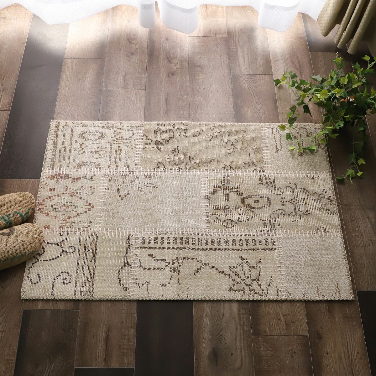 ビンテージパッチワークマット 玄関マット | オーダーカーペット・ラグ