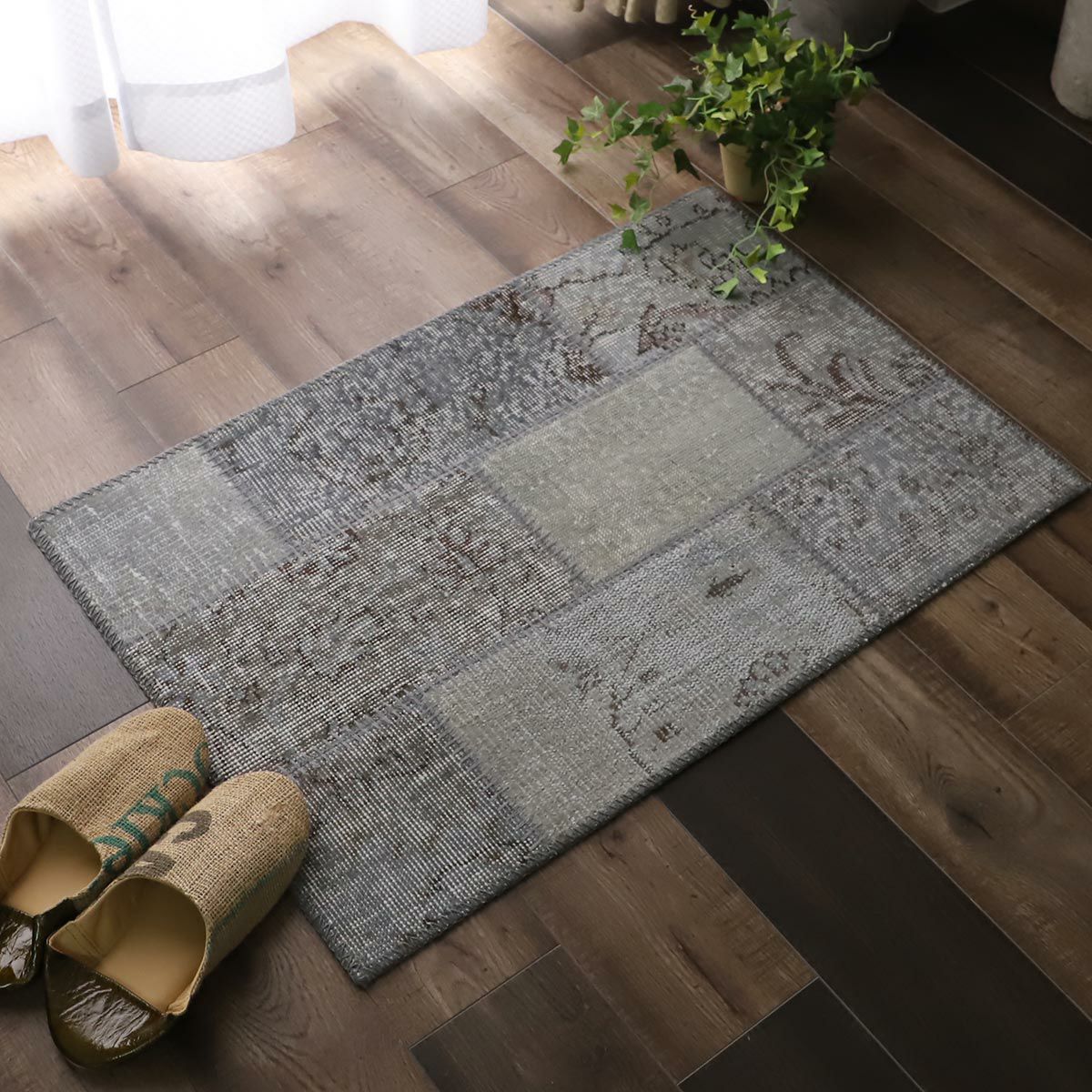ビンテージパッチワークマット 玄関マット | オーダーカーペット・ラグ