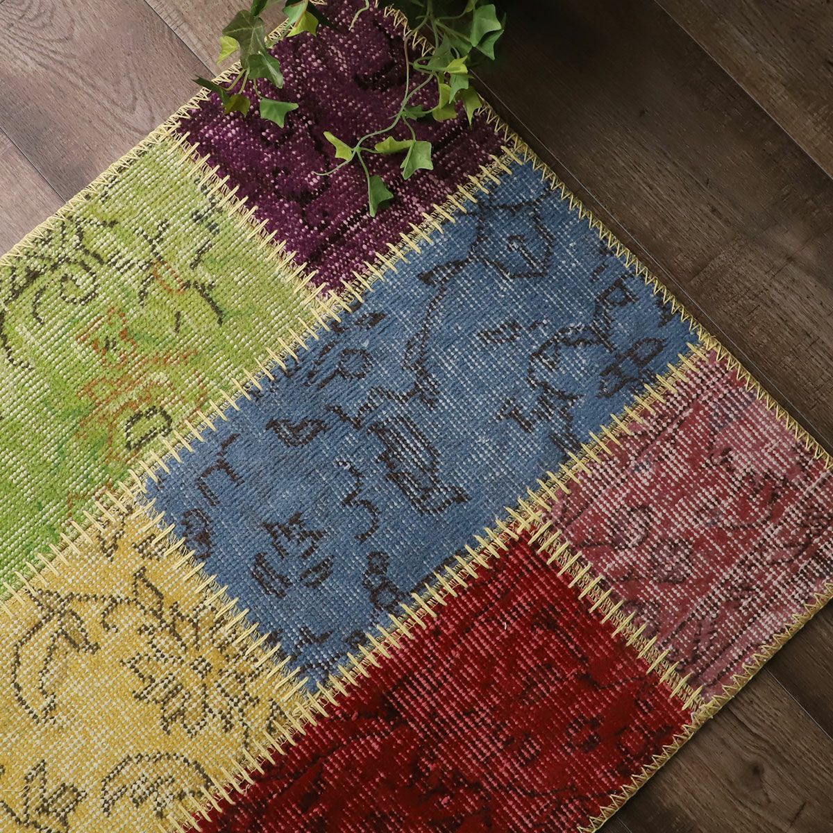 ビンテージパッチワークマット 玄関マット | オーダーカーペット・ラグ