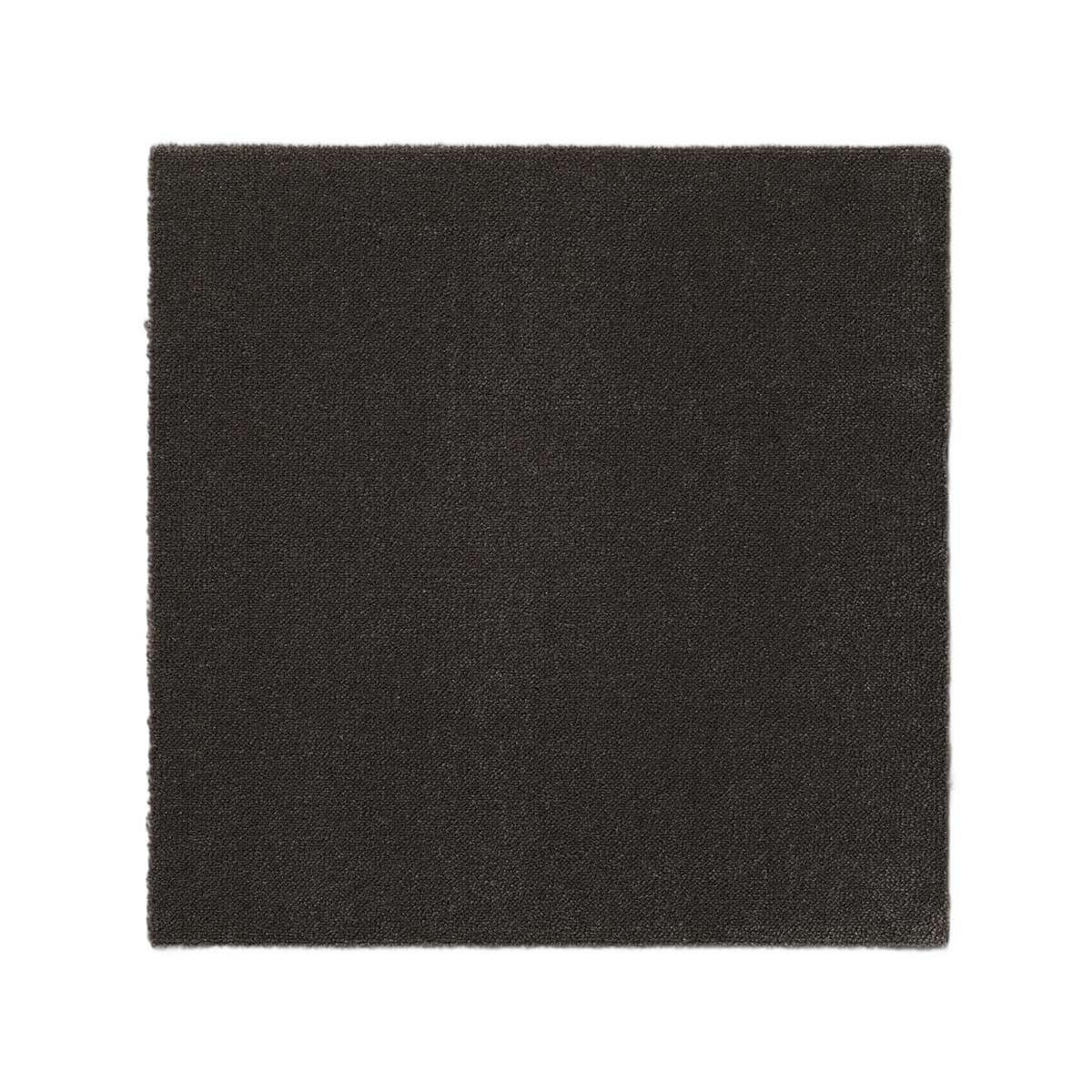 ウールタイル　プレーン　ダークブラウン