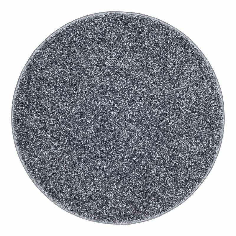 ルーネ 円形 ブルーグレー
