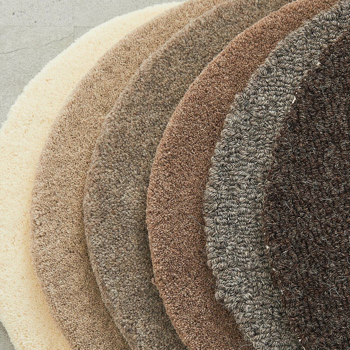 ローカルウーレンコート 円形ラグ ラグ | オーダーカーペット・ラグの