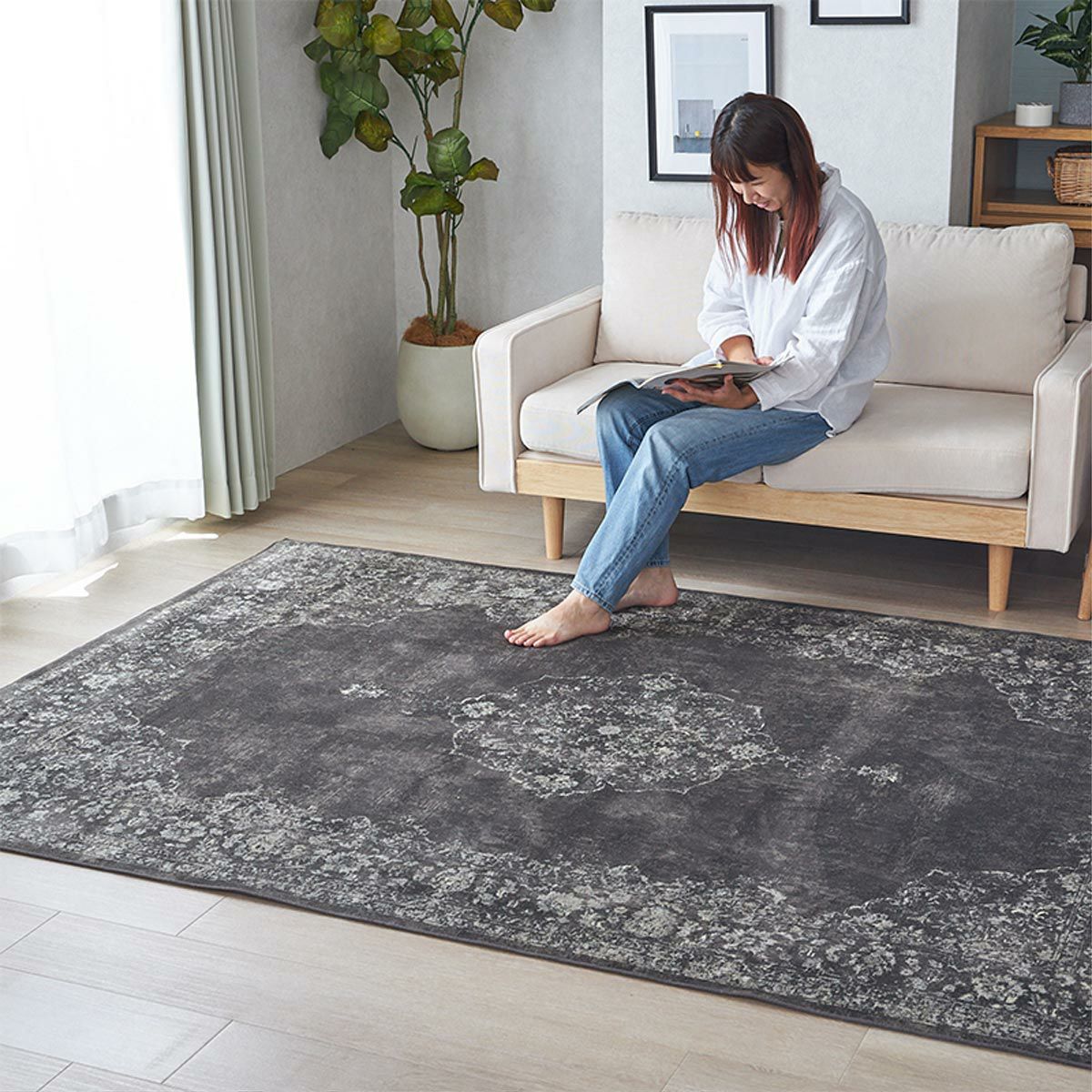 ノワール ラグ | オーダーカーペット・ラグのFROM FLOOR