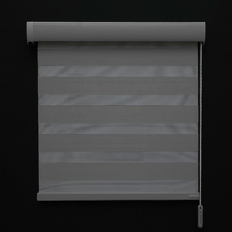 調光ロールスクリーン　遮光　チャコール