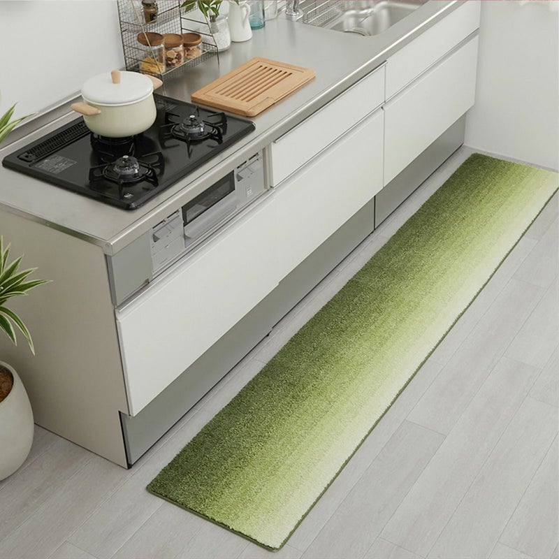 アズール2キッチンマット　グリーン
