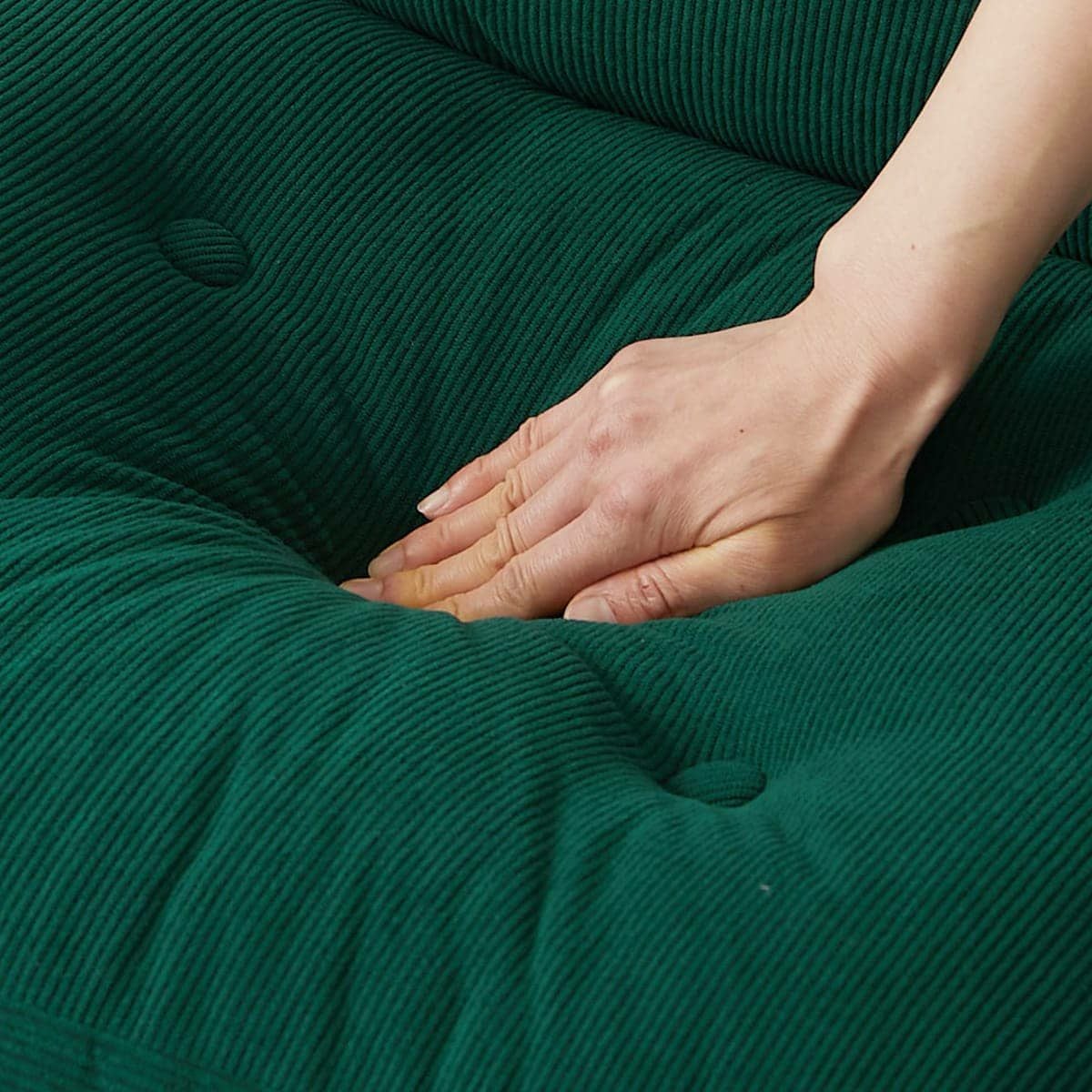 MONOA+シリーズ】一人掛けソファ レジャリー ダークグリーン 家具