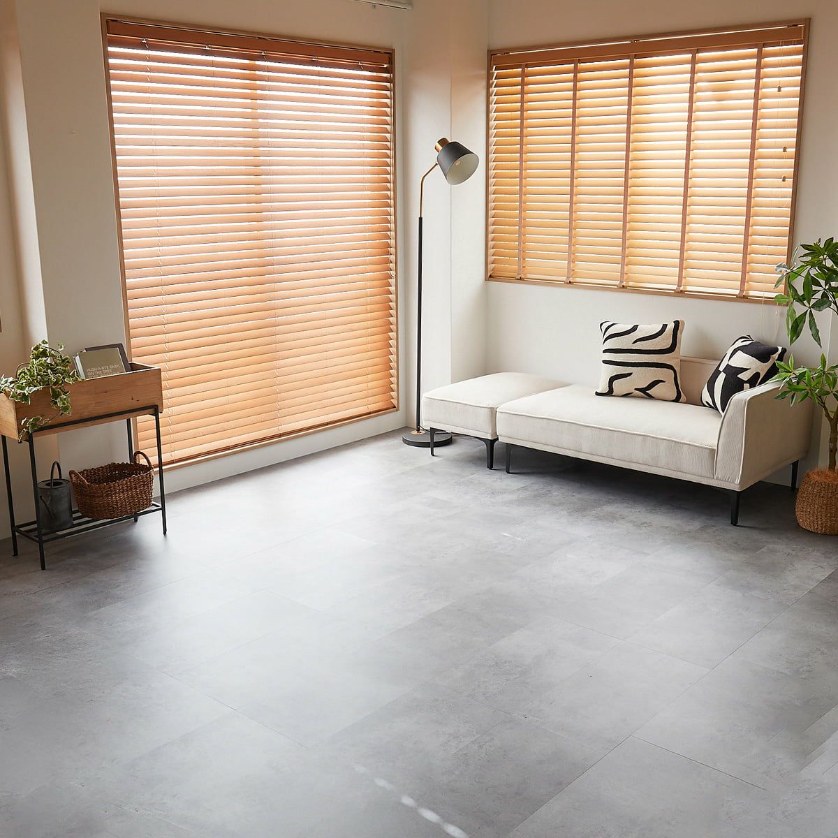 フロム モルタルグレー 部屋全体