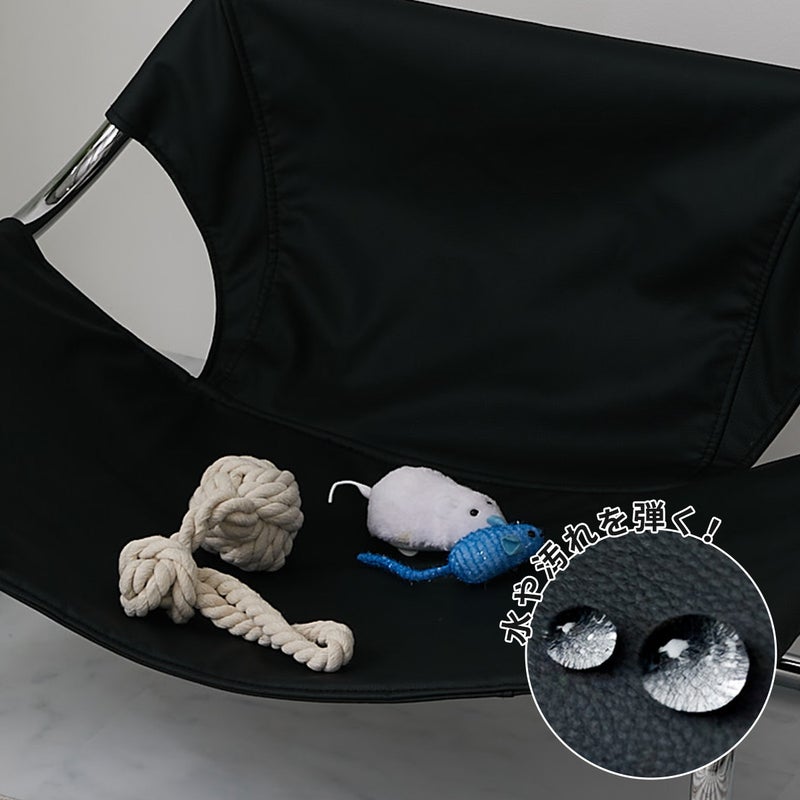 水を弾いているところ