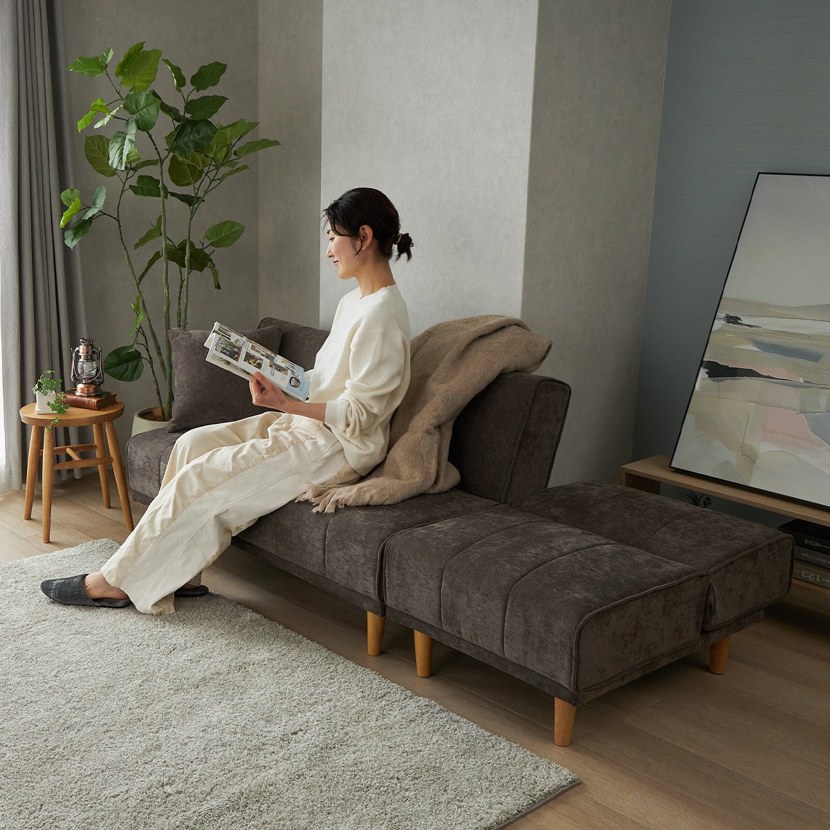 MONOA+シリーズ】ソファベッド シリーン 1人掛け・2人掛け 家具
