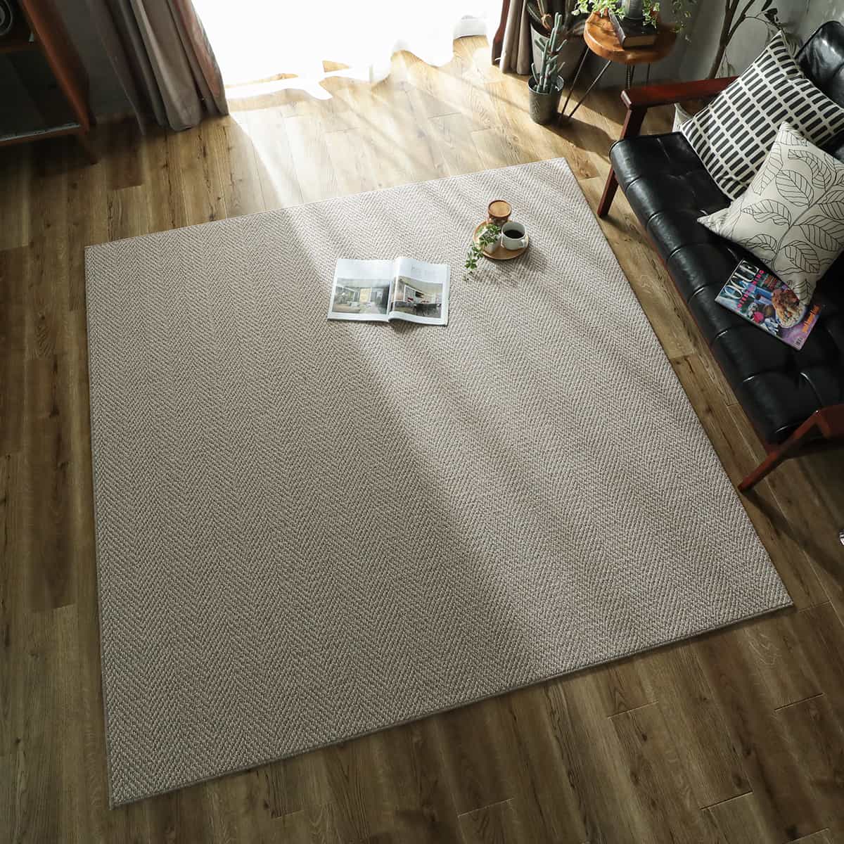 ウールツイル　ベージュ　お部屋でのイメージ