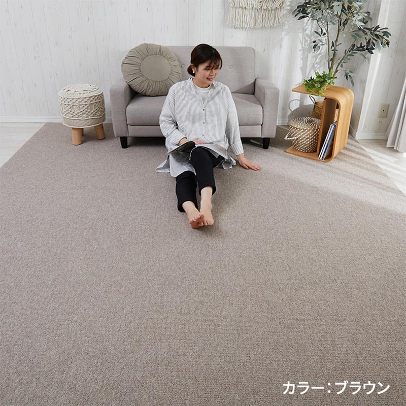 ウールバーム　ブラウン　使用イメージ